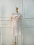 Summer Floral Puff Sleeves Mini Dress